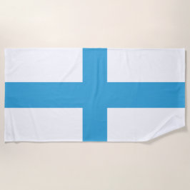 Flagge von Marseille (Frankreich) Strandtuch