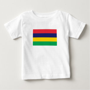 Flagge von Mauritius Baby T-shirt