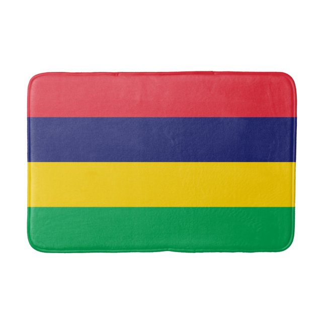 Flagge von Mauritius Badematte (Vorderseite)