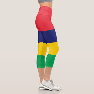 Flagge von Mauritius Capri Leggings