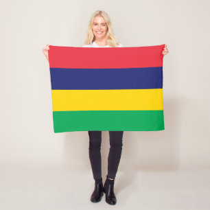 Flagge von Mauritius Fleecedecke