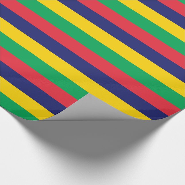 Flagge von Mauritius Geschenkpapier (Ecke)