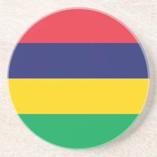 Flagge von Mauritius Getränkeuntersetzer
