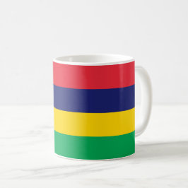 Flagge von Mauritius Kaffeetasse