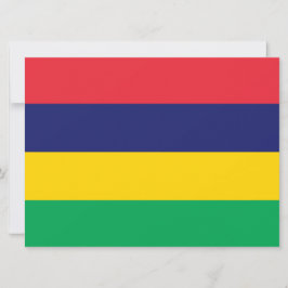 Flagge von Mauritius Karte