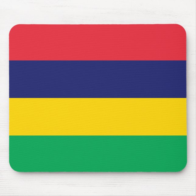 Flagge von Mauritius Mousepad (Vorne)