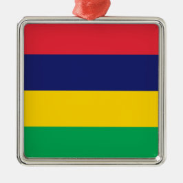 Flagge von Mauritius Ornament Aus Metall