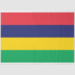 Flagge von Mauritius Seidenpapier