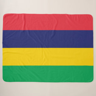 Flagge von Mauritius Sherpadecke