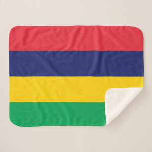 Flagge von Mauritius Sherpadecke