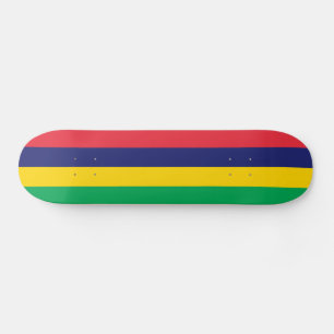 Flagge von Mauritius Skateboard