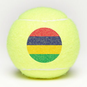 Flagge von Mauritius Tennisbälle