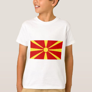 Flagge von Mazedonien T-Shirt