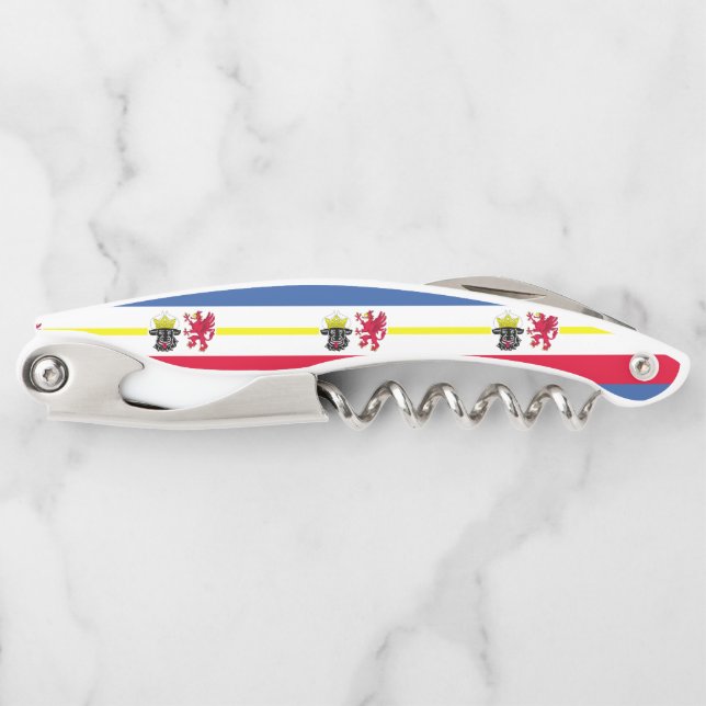 Flagge von Mecklenburg-Western Pommern - Kellerpfa Kellnermesser (Vorderseite)