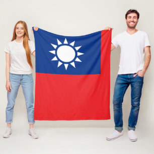 Flagge von Medium Taiwans die Republik China Fleecedecke