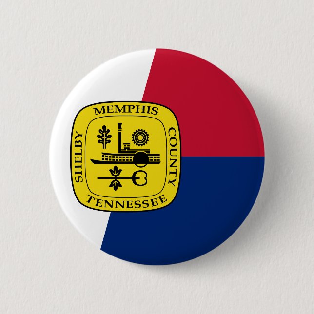 Flagge von Memphis, Tennessee Anstecknadel (Vorderseite)