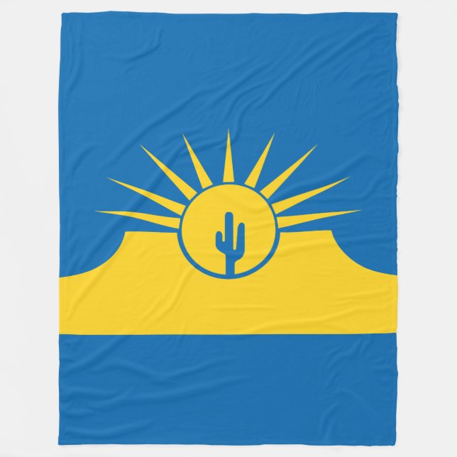 Flagge von Mesa, Arizona Fleece Blanket (Vorderseite)