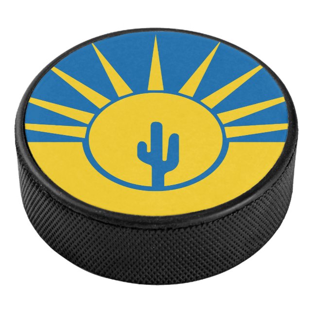 Flagge von Mesa, Arizona Hockey Puck (3/4)