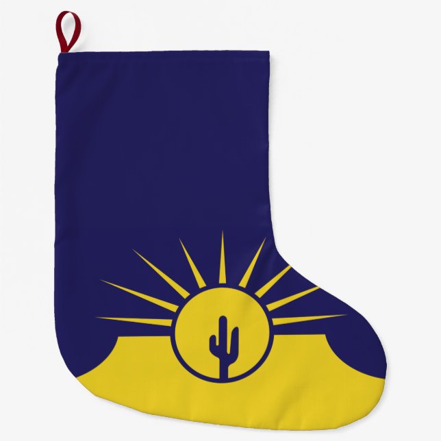 Flagge von Mesa (Arizona, USA) Großer Weihnachtsstrumpf (Vorderseite)