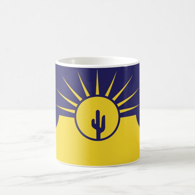 Flagge von Mesa (Arizona, USA) Kaffeetasse (Mittel)