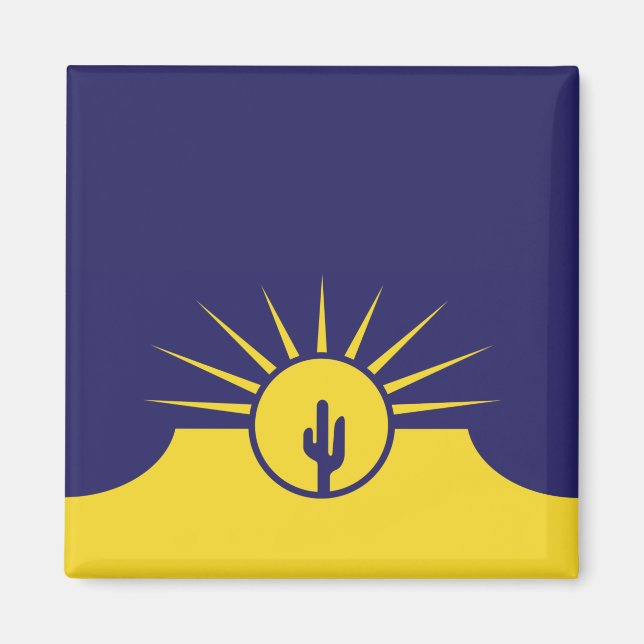 Flagge von Mesa (Arizona, USA) Magnet (Vorne)