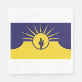 Flagge von Mesa (Arizona, USA) Serviette