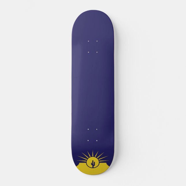 Flagge von Mesa (Arizona, USA) Skateboard (Vorderseite)