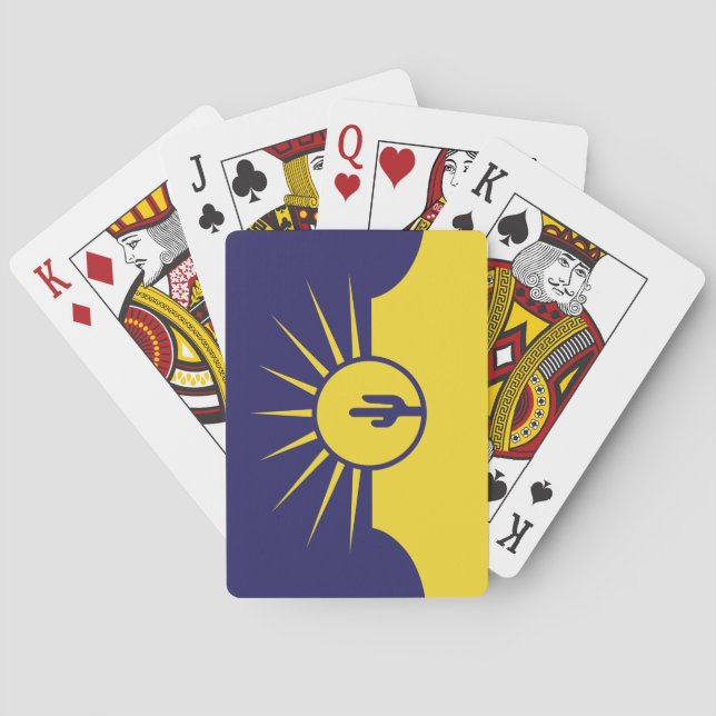 Flagge von Mesa (Arizona, USA) Spielkarten (Rückseite)