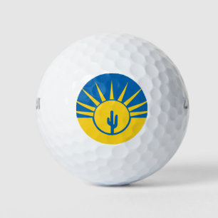 Flagge von Mesa, Golfplätze von Arizona Golfball