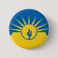 Flagge von Mesa, Pinback von Arizona