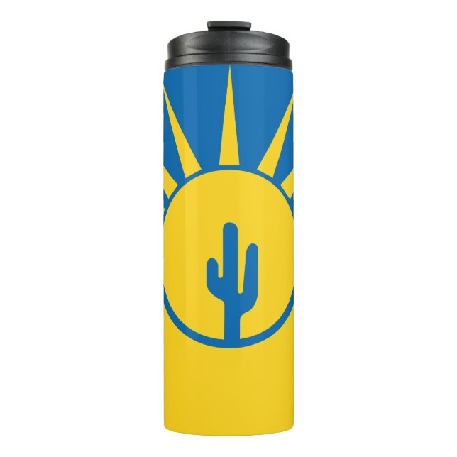Flagge von Mesa, Thermal Tumbler von Arizona Thermosbecher (Vorderseite)
