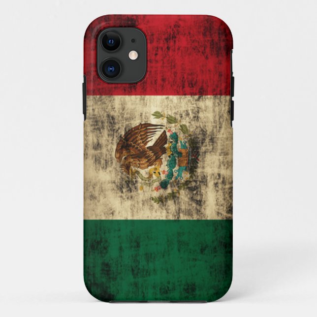 Flagge von Mexiko beunruhigte Case-Mate iPhone 5 Hülle (Rückseite)