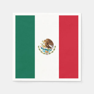 Flagge von Mexiko Serviette