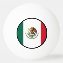 Flagge von Mexiko Tischtennisball