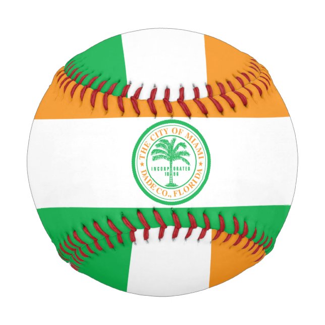 Flagge von Miami, Florida Baseball (Vorderseite)