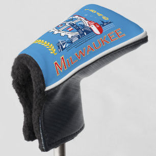 Flagge von Milwaukee, Wisconsin Golf Headcover