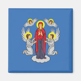 Flagge von Minsk (Belarus) Magnet