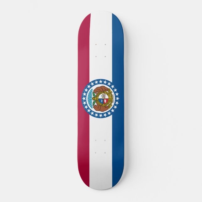 Flagge von Missouri Skateboard (Vorderseite)