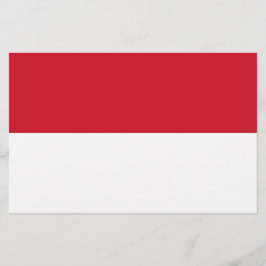 Flagge von Monaco Briefpapier