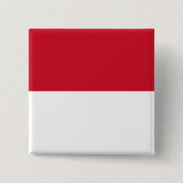 Flagge von Monaco Button