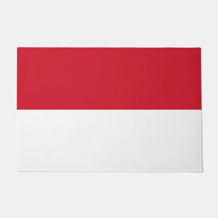 Flagge von Monaco Fußmatte