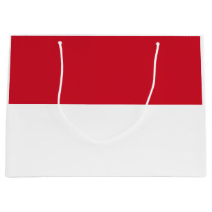 Flagge von Monaco Große Geschenktüte