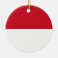 Flagge von Monaco