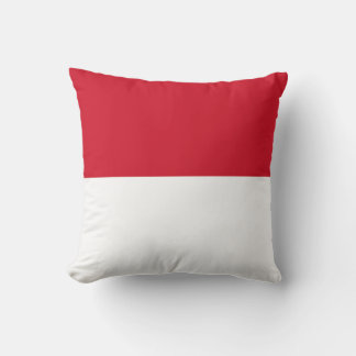 Flagge von Monaco Kissen