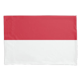 Flagge von Monaco Kissenbezug