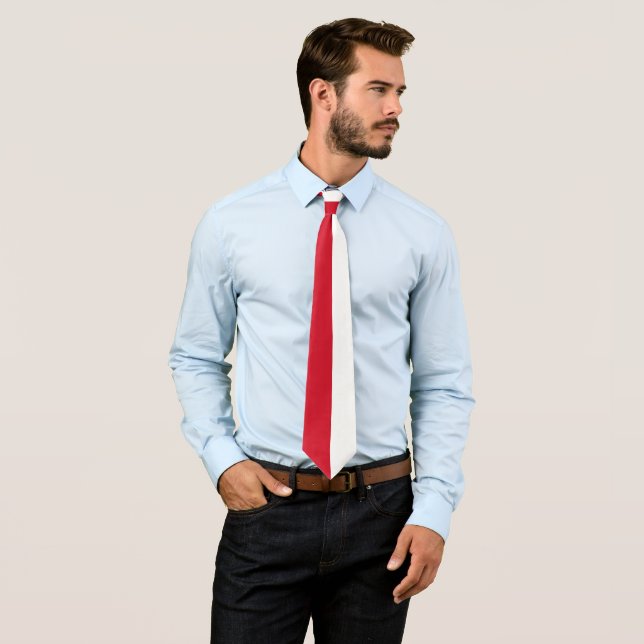 Flagge von Monaco Krawatte (Beispiel)