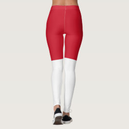 Flagge von Monaco Leggings