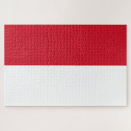 Flagge von Monaco Puzzle