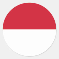 Flagge von Monaco