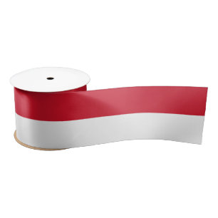 Flagge von Monaco Satinband